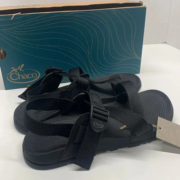 Chaco Low Down 2 Sandal Shoes Open Toe Strappy Black New NWT Men's Size 13 - Picture 5 of 9